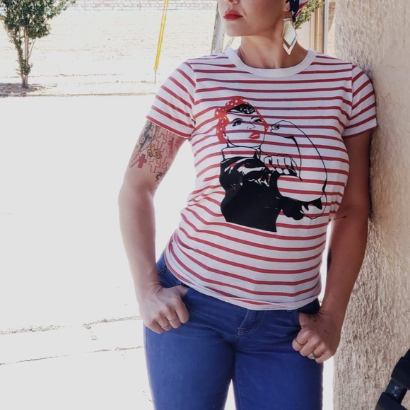 Rosie the Riveter Tee - Picture 2 of 3